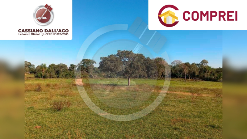 Parte de terras, com área de 304ha e 290m², pastais e lavradias, da Fazenda Barreiro Preto, situada em Caracol/MS