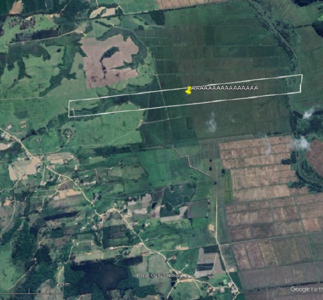 FRAÇÃO DE 25% -TERRENO RURAL ÁREA TOTAL 285.450m²