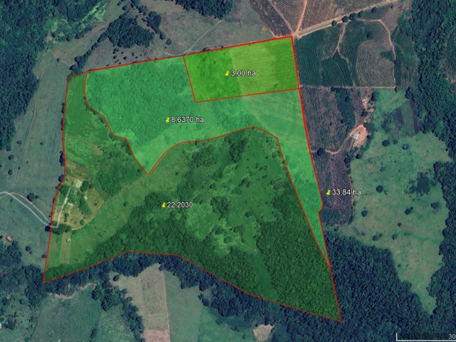 Imóvel Rural, 86.370m², Três Pontas/MG