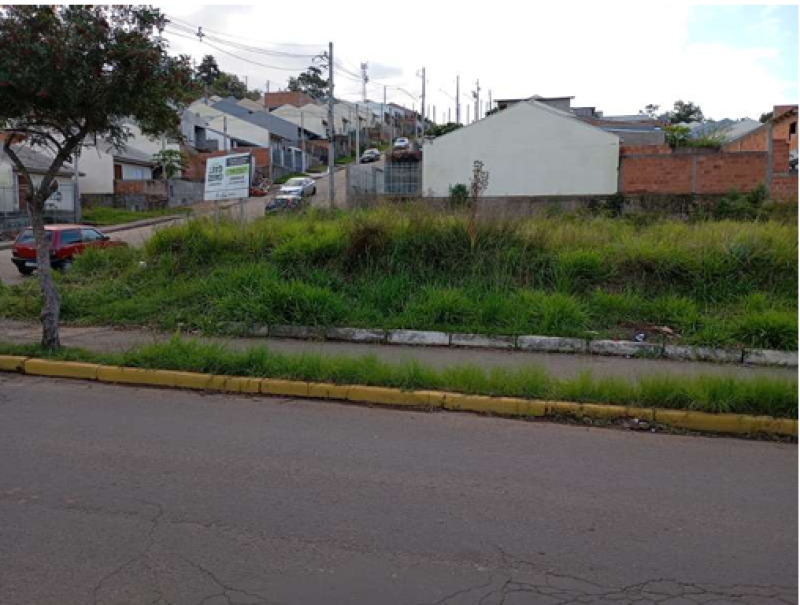 Terreno com área de 232,75m²