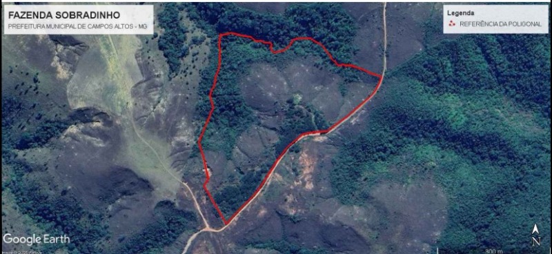 Fazenda Sobradinho, Campos Altos/MG -  Area de 12,3833 hectares