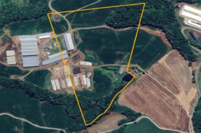 Terreno com 133.378,00 m² em Linha Alvorada
