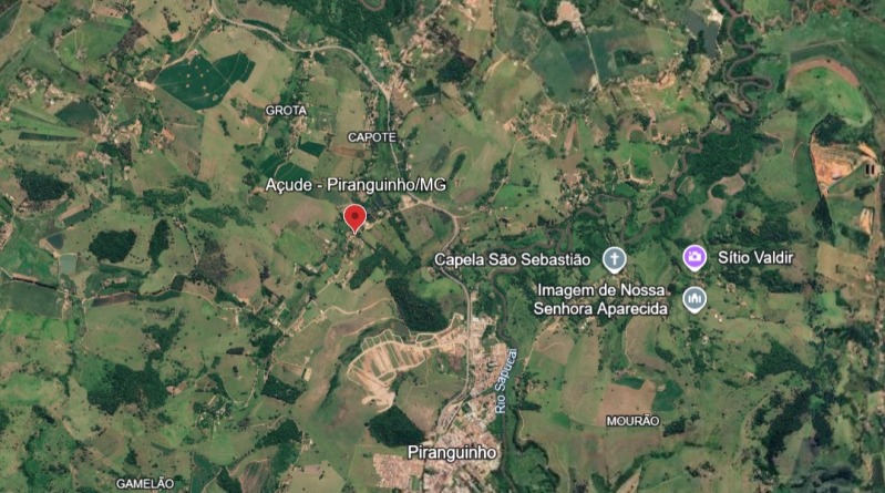 Área de 2,76 hectares às margens da Rodovia Itajubá–Poços de Caldas – Piranguinho/MG