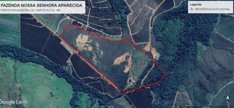 Fazenda Nossa Senhora Aparecida, Campos Altos/MG - Terras com área total de 16,7893 hectares
