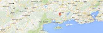 Localizado na Rodovia RJ-155, altura do Km 55, Zona Rural de Lídice, 2º Distrito do Município de Rio Claro/RJ.
