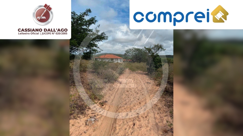 Imóvel, com uma área de 133,00ha, denominada Fazenda Venturosa, situado no município de Santa Brígida-BA