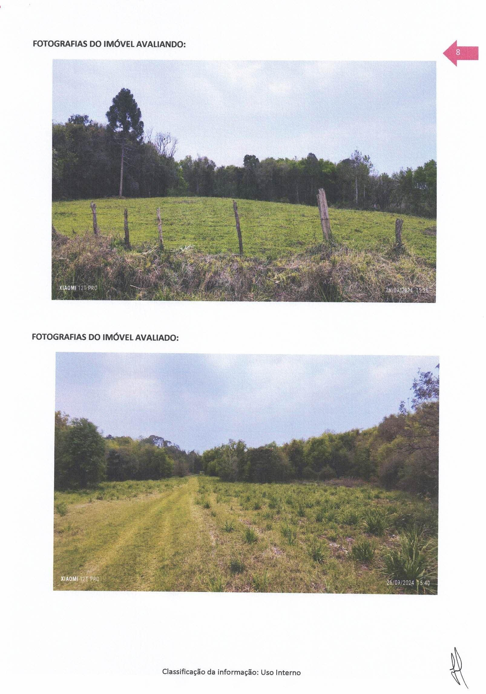 Um terreno rural, situado na localidade de Riozinho ou Potinga, no município e Comarca de Rebouças, PR, com a área superficial de 275.190,00 m² (duzentos e setenta e cinco mil, cento e noventa metros quadrados), ou 27,5190 hectares, cadastrado no INCRA so