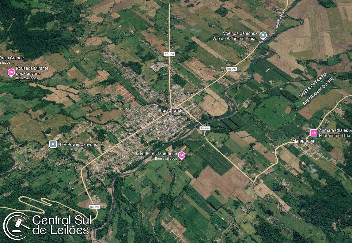 Fração de 234.197,00m² sobre área rural de 359.197,00m², situado em Espigão de Barro, em Praia Grande/SC