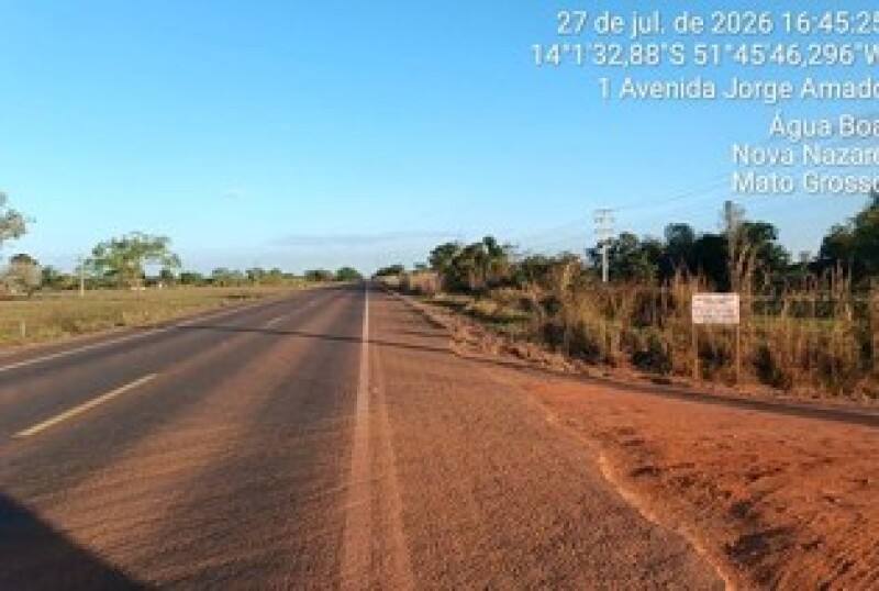 ALIENAÇÃO FIDUCIÁRIA - FAZENDA SÃO JUDAS TADEU - Área de 155 hectares Comarca de Nova Nazaré/MT